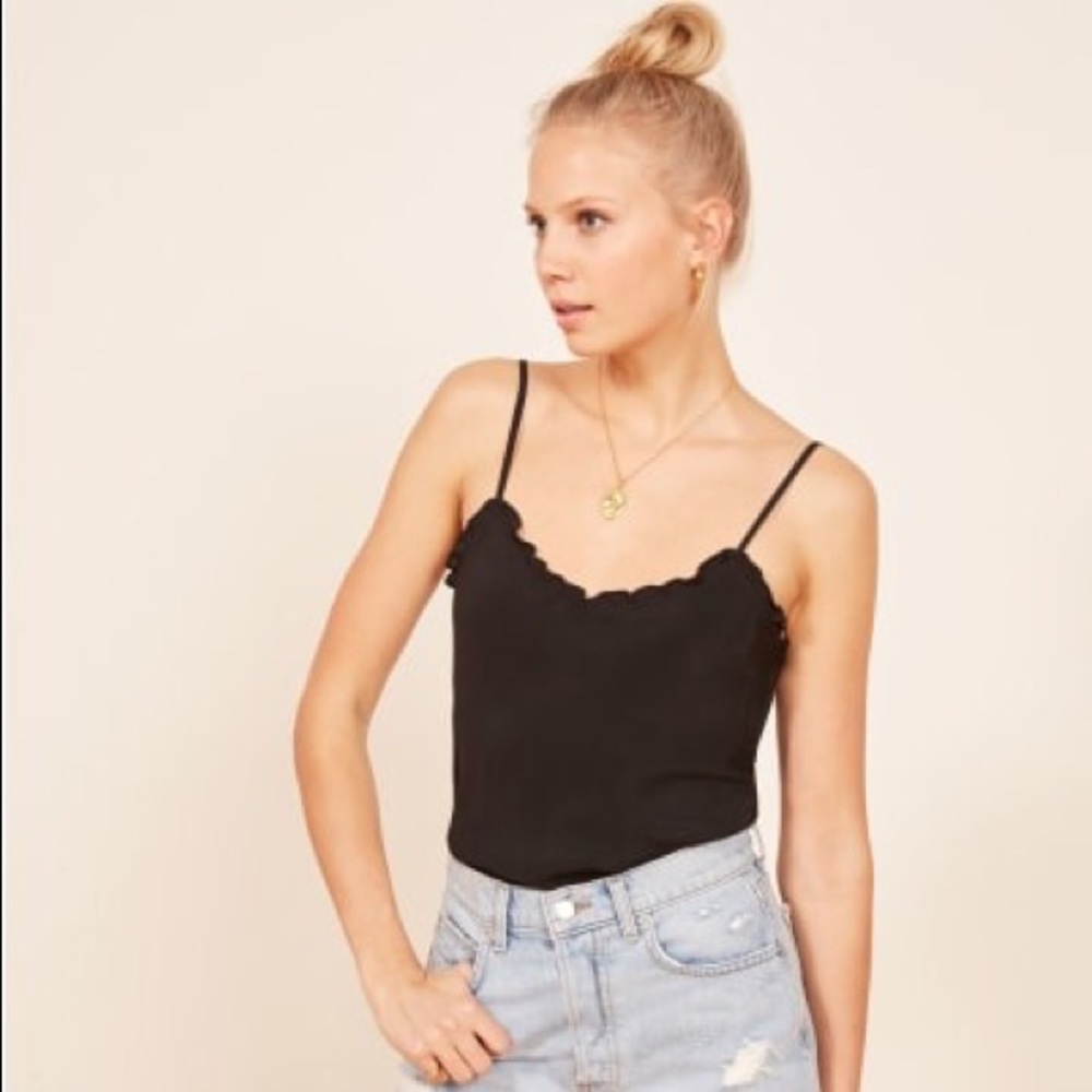 Reformation Ruffle Tank